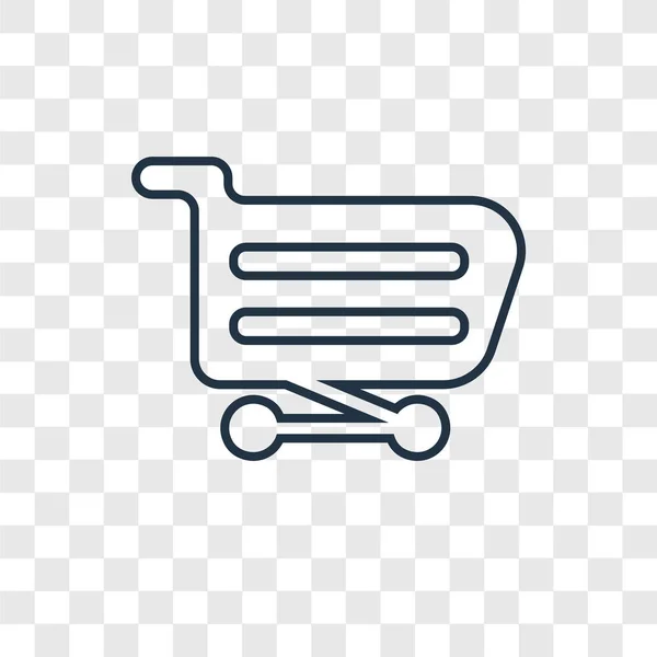 Shopping Cart Icon Trendy Design Style Shopping Cart Icon Isolated — Stock Vector