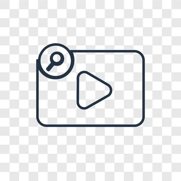Εικονίδιο Αναπαραγωγής Βίντεο Στην Μοντέρνα Στυλ Σχεδιασμού Εικονίδιο Βίντεο Player — Διανυσματικό Αρχείο