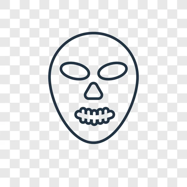 Icono Máscara Estilo Diseño Moda Icono Máscara Aislado Sobre Fondo — Vector de stock
