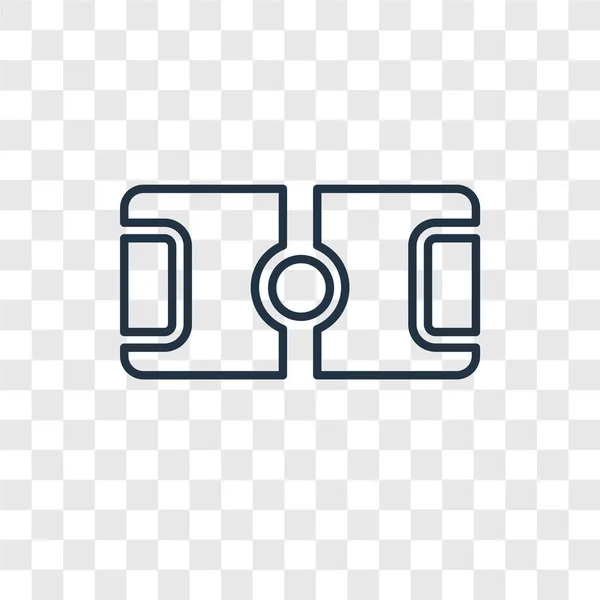 Feldsymbol Trendigen Design Stil Feldsymbol Isoliert Auf Transparentem Hintergrund Feldvektorsymbol — Stockvektor