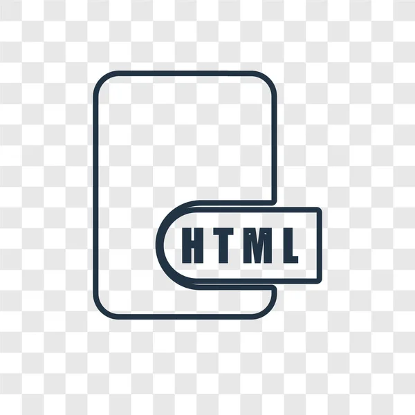 Icono Html Estilo Diseño Moda Icono Html Aislado Sobre Fondo — Archivo Imágenes Vectoriales