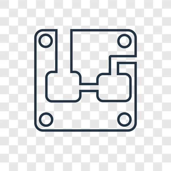 Het Pictogram Van Hardware Trendy Stijl Pictogram Van Hardware Geïsoleerd — Stockvector