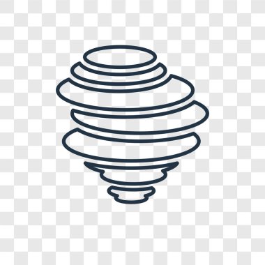 modaya uygun bir tasarım tarzı girdap simgesi. girdap simgesi üzerinde şeffaf arka plan izole. girdap vektör simgesi basit ve modern düz simgesi web sitesi, mobil, logo, app, UI. girdap simge vektör çizim, Eps10.