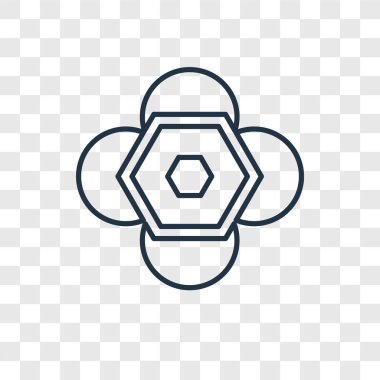 modaya uygun bir tasarım tarzı molekül simgesi. saydam arka plan üzerinde izole molekül simgesi. molekül vektör simgesi basit ve modern düz simgesi web sitesi, mobil, logo, app, UI. molekül simge vektör çizim, Eps10.