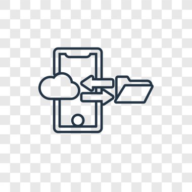 modaya uygun bir tasarım tarzı Smartphone simgesi. saydam arka plan üzerinde izole smartphone simgesi. akıllı telefon vektör simgesi basit ve modern düz simgesi web sitesi, mobil, logo, app, UI. Smartphone simge vektör çizim, Eps10.