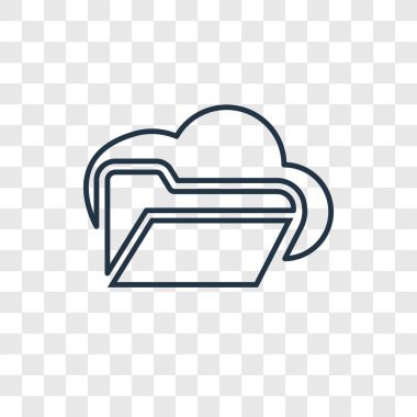 klasör simgesini modaya uygun bir tasarım tarzı. klasör simgesini şeffaf arka plan üzerinde izole. klasör vektör simgesi basit ve modern düz simgesi web sitesi, mobil, logo, app, UI. klasör simge vektör çizim, Eps10.