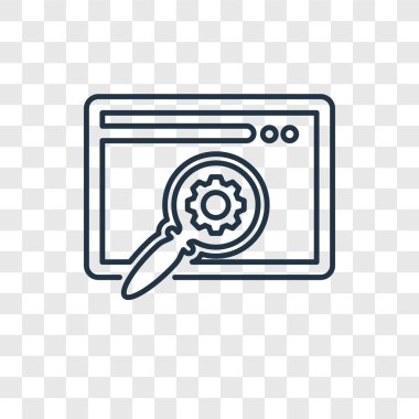 Tarayıcı simgesini modaya uygun bir tasarım tarzı. Tarayıcı simgesini şeffaf arka plan üzerinde izole. tarayıcı vektör simgesi basit ve modern düz simgesi web sitesi, mobil, logo, app, UI. tarayıcı simge vektör çizim, Eps10.