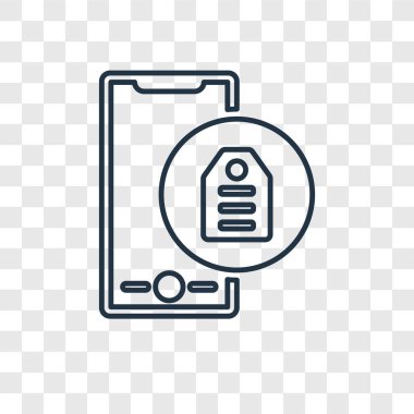 modaya uygun bir tasarım tarzı Etiketler simgesi. saydam arka plan üzerinde izole simgesi Etiketler. simge basit etiketler vektör ve modern düz UI uygulaması, web sitesi, mobil, logo, sembol. Etiketler simge vektör çizim, Eps10.