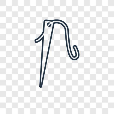 modaya uygun bir tasarım tarzı dikiş simgesi. saydam arka plan üzerinde izole dikiş simgesi. vektör simgesi basit ve modern düz simgesi web sitesi, mobil, logo, app, dikiş UI. dikiş simge vektör çizim, Eps10.