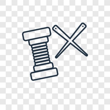 modaya uygun bir tasarım tarzı iş parçacığı simgesi. saydam arka plan üzerinde izole iş parçacığı simgesi. iş parçacığı vektör simgesi basit ve modern düz simgesi web sitesi, mobil, logo, app, UI. iş parçacığı simgesi vektör çizim, Eps10.