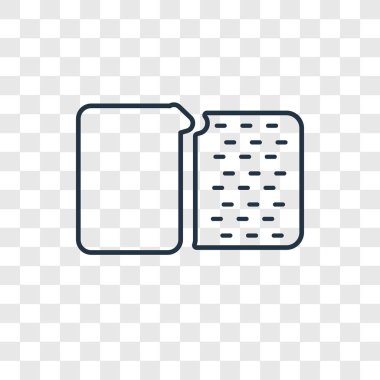 dikiş yüksük simgesi modaya uygun bir tasarım tarzı. dikiş yüksük simgesi üzerinde şeffaf arka plan izole. Yüksük vektör simgesi basit ve modern düz simgesi web sitesi, mobil, logo, app, dikiş UI. dikiş yüksük simge vektör çizim, Eps10.