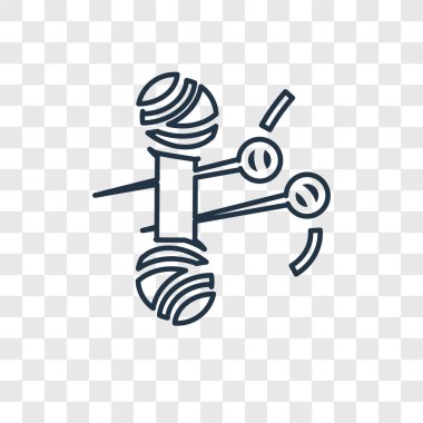 neddles simgesi modaya uygun bir tasarım tarzı örgü. neddles simgesi üzerinde şeffaf arka plan izole örgü. örgü neddles simgesi basit vektör ve modern düz UI uygulaması, web sitesi, mobil, logo, sembol. neddles simge vektör çizim, Eps10 örgü.