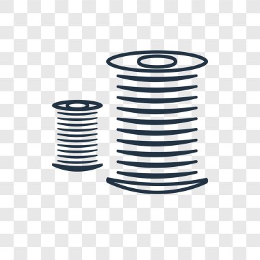 modaya uygun bir tasarım tarzı iş parçacığı simgesi. saydam arka plan üzerinde izole iş parçacığı simgesi. iş parçacığı vektör simgesi basit ve modern düz simgesi web sitesi, mobil, logo, app, UI. iş parçacığı simgesi vektör çizim, Eps10.