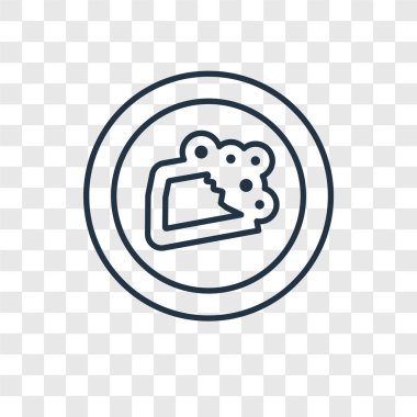 modaya uygun bir tasarım tarzı bisiklet simgesi. Bisiklet simgesi üzerinde şeffaf arka plan izole. Bisiklet vektör simgesi basit ve modern düz simgesi web sitesi, mobil, logo, app, UI. Bisiklet simge vektör çizim, Eps10.