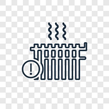 modaya uygun bir tasarım tarzı Isıtma simgesi. saydam arka plan üzerinde izole simgesi Isıtma. vektör simgesi basit ve modern düz simgesi web sitesi, mobil, logo, app, Isıtma UI. simge vektör çizim, Eps10 Isıtma.