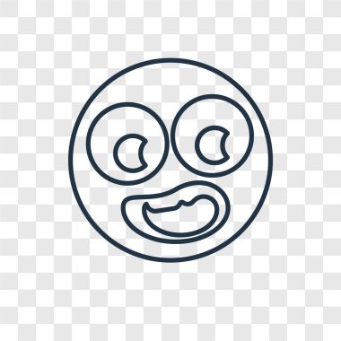 modaya uygun bir tasarım tarzı çılgın simgesi. deli simgesi üzerinde şeffaf arka plan izole. deli vektör simgesi basit ve modern düz simgesi web sitesi, mobil, logo, app, UI. deli simge vektör çizim, Eps10.