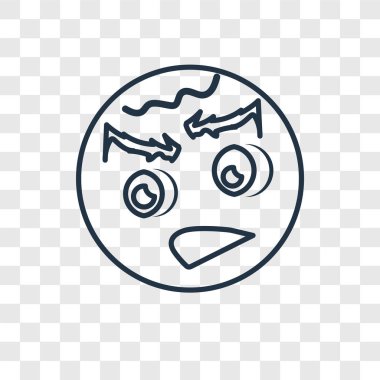 üzgün simgesi modaya uygun bir tasarım tarzı. üzgün izole simge şeffaf arka plan üzerinde. üzgün vektör simgesi basit ve modern düz simgesi web sitesi, mobil, logo, app, UI. üzgün simge vektör çizim, Eps10.