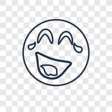 simge modaya uygun bir tasarım tarzında gülüyor. saydam arka plan üzerinde izole simgesi gülüyor. vektör simgesi basit ve modern düz simgesi web sitesi, mobil, logo, app, gülüyor UI. simge vektör çizim, Eps10 gülüyor.