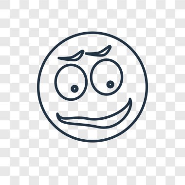 modaya uygun bir tasarım tarzı mutlu simgesi. mutlu izole simge şeffaf arka plan üzerinde. mutlu vektör simgesi basit ve modern düz simgesi web sitesi, mobil, logo, app, UI. mutlu simge vektör çizim, Eps10.