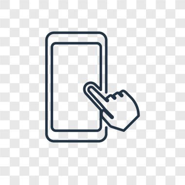 modaya uygun bir tasarım tarzı Smartphone simgesi. saydam arka plan üzerinde izole smartphone simgesi. akıllı telefon vektör simgesi basit ve modern düz simgesi web sitesi, mobil, logo, app, UI. Smartphone simge vektör çizim, Eps10.