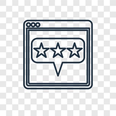 modaya uygun bir tasarım tarzı geri bildirim simgesi. geri bildirim simgesi üzerinde şeffaf arka plan izole. geribildirim vektör simgesi basit ve modern düz simgesi web sitesi, mobil, logo, app, UI. geribildirim simge vektör çizim, Eps10.