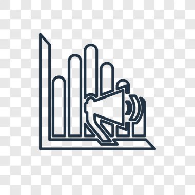 modaya uygun bir tasarım tarzı pazarlama simgesi. Pazarlama simgesi üzerinde şeffaf arka plan izole. vektör simgesi basit ve modern düz simgesi web sitesi, mobil, logo, app, pazarlama UI. Pazarlama simge vektör çizim, Eps10.