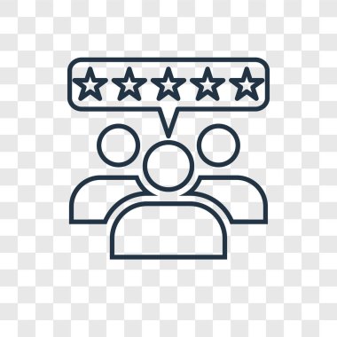 modaya uygun bir tasarım tarzı geri bildirim simgesi. geri bildirim simgesi üzerinde şeffaf arka plan izole. geribildirim vektör simgesi basit ve modern düz simgesi web sitesi, mobil, logo, app, UI. geribildirim simge vektör çizim, Eps10.