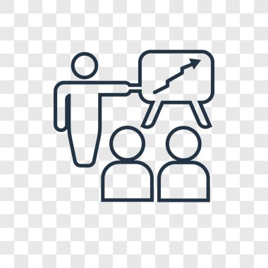 sunu simgesini modaya uygun bir tasarım tarzı. sunu simgesini şeffaf arka plan üzerinde izole. sunu vektör simgesi basit ve modern düz simgesi web sitesi, mobil, logo, app, UI. sunu simge vektör çizim, Eps10.