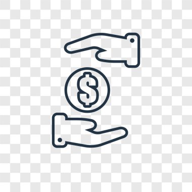 sikke simge modaya uygun bir tasarım tarzı. saydam arka plan üzerinde izole sikke simge. sikke vektör simgesi basit ve modern düz simgesi web sitesi, mobil, logo, app, UI. sikke simge vektör çizim, Eps10.