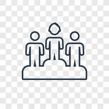 modaya uygun bir tasarım tarzı podyum simgesi. podyum simgesi üzerinde şeffaf arka plan izole. podyum vektör simgesi basit ve modern düz simgesi web sitesi, mobil, logo, app, UI. podyum simge vektör çizim, Eps10.