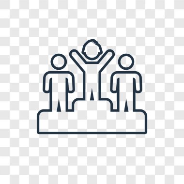 modaya uygun bir tasarım tarzı podyum simgesi. podyum simgesi üzerinde şeffaf arka plan izole. podyum vektör simgesi basit ve modern düz simgesi web sitesi, mobil, logo, app, UI. podyum simge vektör çizim, Eps10.