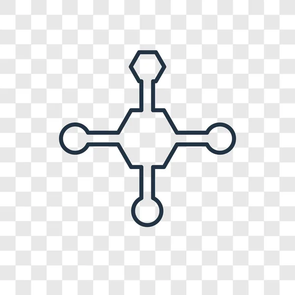 Icono Moléculas Estilo Diseño Moda Moléculas Icono Aislado Sobre Fondo — Archivo Imágenes Vectoriales