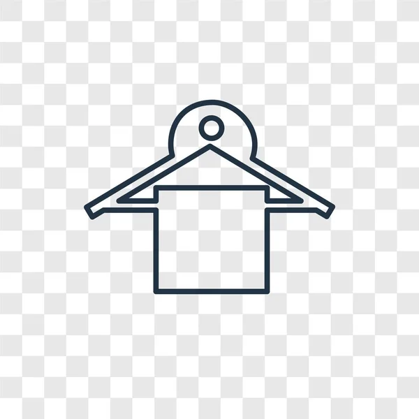 Hanger Pictogram Trendy Stijl Hanger Pictogram Geïsoleerd Transparante Achtergrond Hanger — Stockvector