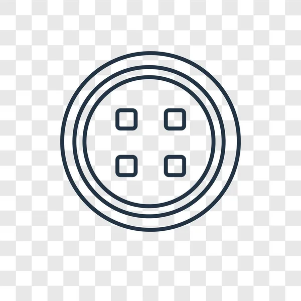 Значок Кнопки Модному Стилі Дизайну Значок Кнопки Ізольовано Прозорому Фоні — стоковий вектор