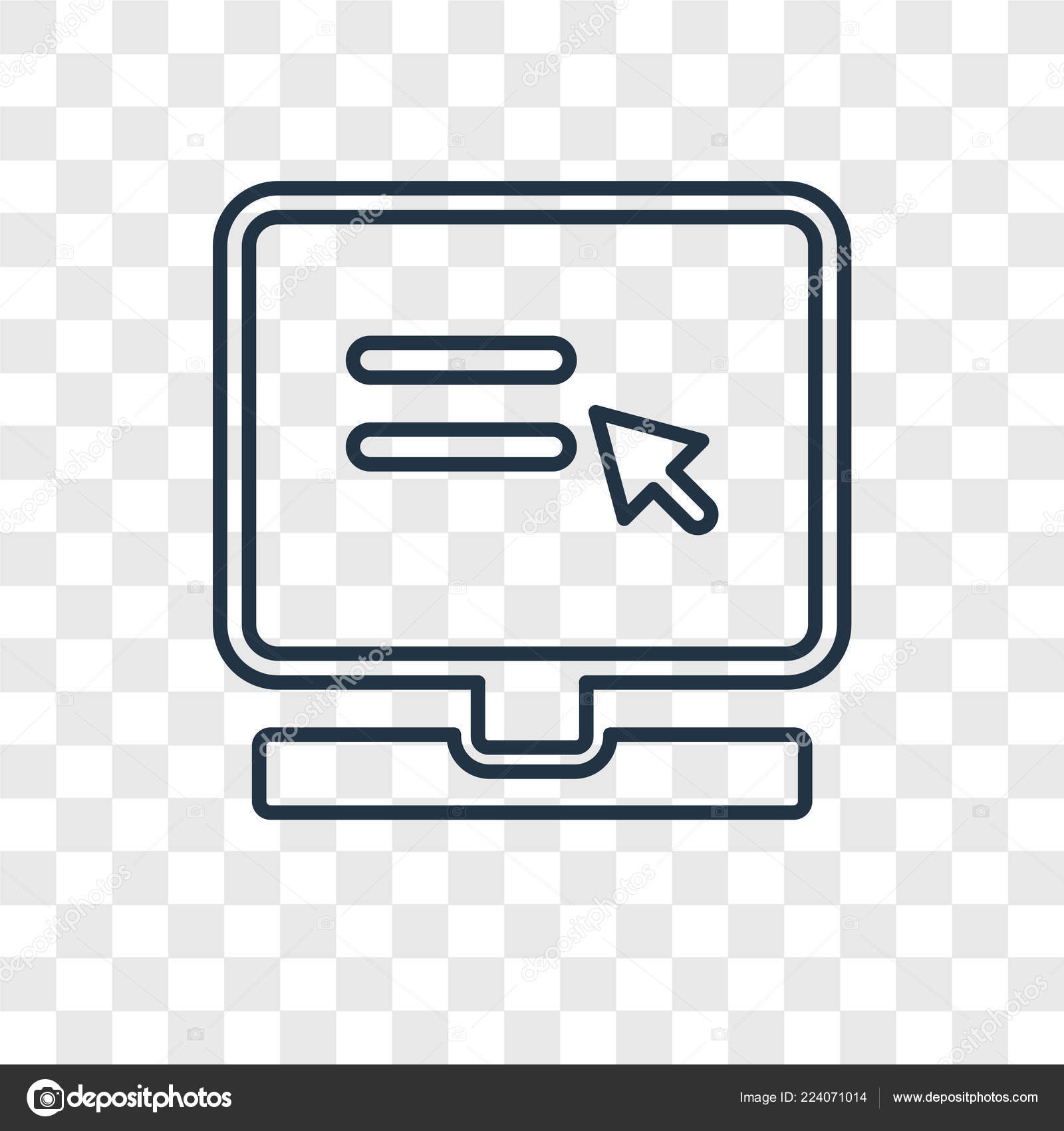 Website Icon Trendy Design Style Website Icon Isolated Transparent