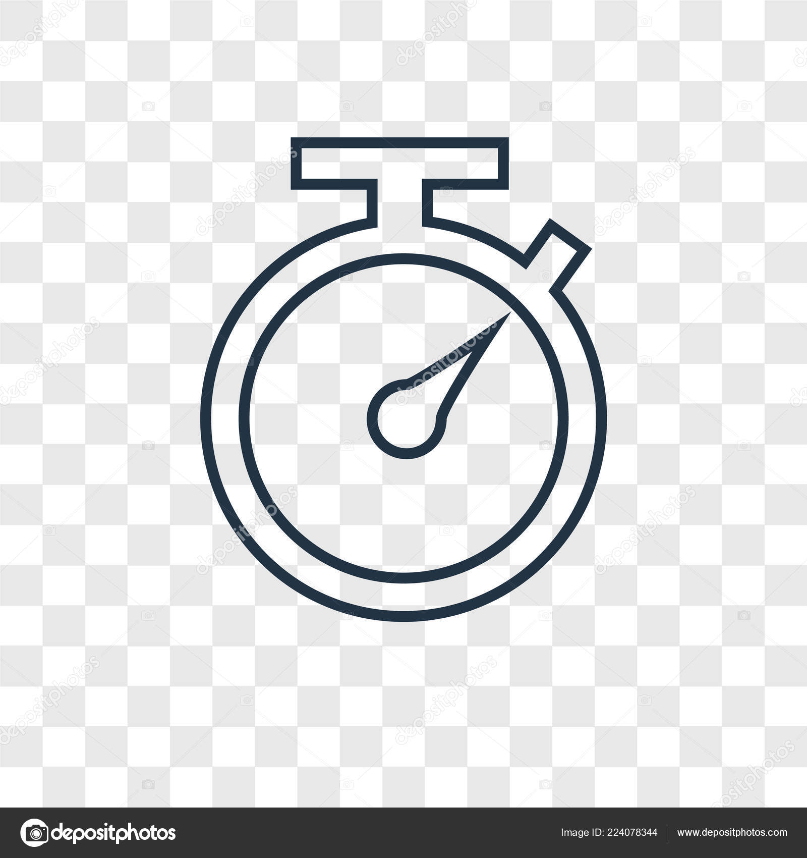 Interface de aplicativo móvel de relógio temporizador. alarme