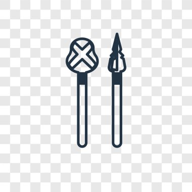 modaya uygun bir tasarım tarzı silah simgesi. silah simgesi üzerinde şeffaf arka plan izole. silah vektör simgesi basit ve modern düz simgesi web sitesi, mobil, logo, app, UI. silah simge vektör çizim, Eps10.