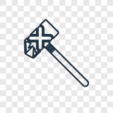 modaya uygun bir tasarım tarzı balta simgesi. saydam arka plan üzerinde izole balta simgesi. balta vektör simgesi basit ve modern düz simgesi web sitesi, mobil, logo, app, UI. balta simge vektör çizim, Eps10.