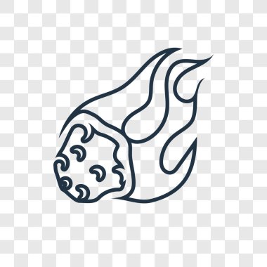 modaya uygun bir tasarım tarzı göktaşı simgesi. göktaşı simgesi üzerinde şeffaf arka plan izole. göktaşı vektör simgesi basit ve modern düz simgesi web sitesi, mobil, logo, app, UI. göktaşı simge vektör çizim, Eps10.