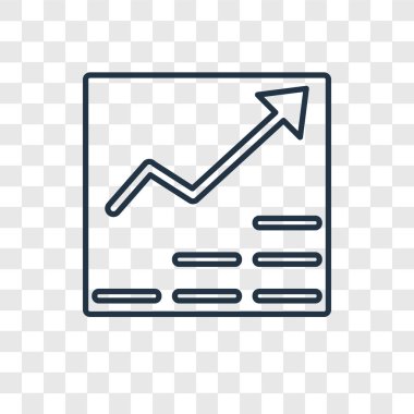 modaya uygun bir tasarım tarzı büyüme simgesi. saydam arka plan üzerinde izole büyüme simgesi. büyüme vektör simgesi basit ve modern düz simgesi web sitesi, mobil, logo, app, UI. büyüme simge vektör çizim, Eps10.
