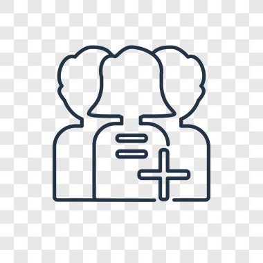 müşteri simgesini modaya uygun bir tasarım tarzı. müşteri simgesini şeffaf arka plan üzerinde izole. Müşteri vektör simgesi basit ve modern düz simgesi web sitesi, mobil, logo, app, UI. Müşteri simge vektör çizim, Eps10.