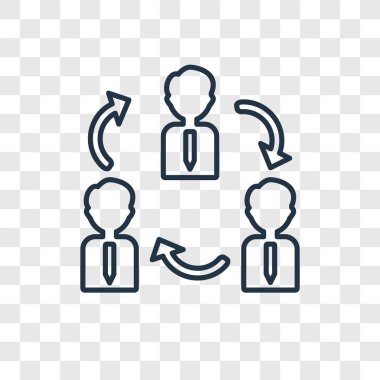 modaya uygun bir tasarım tarzı takım çalışması simgesi. ekip çalışması simgesi üzerinde şeffaf arka plan izole. ekip çalışması vektör simgesi basit ve modern düz simgesi web sitesi, mobil, logo, app, UI. ekip çalışması simge vektör çizim, Eps10.