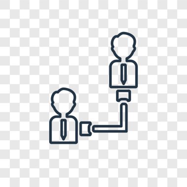 modaya uygun bir tasarım tarzı bağlantı simgesi. saydam arka plan üzerinde izole bağlantı simgesi. bağlantı vektör simgesi basit ve modern düz simgesi web sitesi, mobil, logo, app, UI. Bağlantı simge vektör çizim, Eps10.