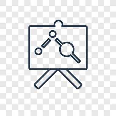 sunu simgesini modaya uygun bir tasarım tarzı. sunu simgesini şeffaf arka plan üzerinde izole. sunu vektör simgesi basit ve modern düz simgesi web sitesi, mobil, logo, app, UI. sunu simge vektör çizim, Eps10.