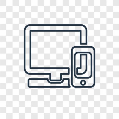 modaya uygun bir tasarım tarzı duyarlı simgesi. duyarlı simgesi üzerinde şeffaf arka plan izole. duyarlı vektör simgesi basit ve modern düz simgesi web sitesi, mobil, logo, app, UI. duyarlı simge vektör çizim, Eps10.