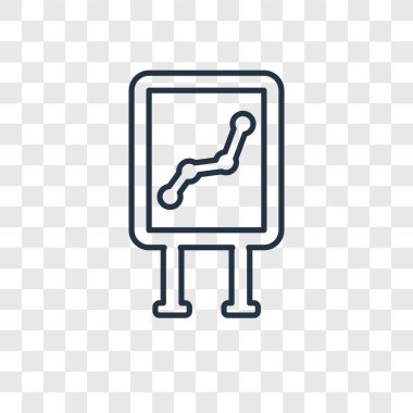 sunu simgesini modaya uygun bir tasarım tarzı. sunu simgesini şeffaf arka plan üzerinde izole. sunu vektör simgesi basit ve modern düz simgesi web sitesi, mobil, logo, app, UI. sunu simge vektör çizim, Eps10.