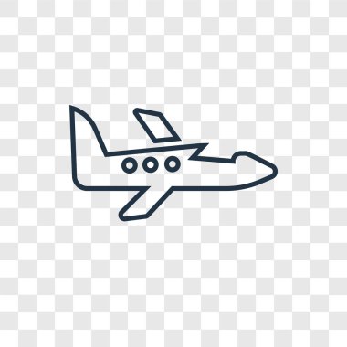 modaya uygun bir tasarım tarzı Jet simgesi. saydam arka plan üzerinde izole jet simgesi. Jet vektör simgesi basit ve modern düz simgesi web sitesi, mobil, logo, app, UI. Jet simge vektör çizim, Eps10.