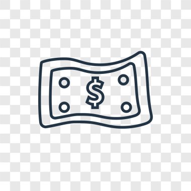 para simgesi modaya uygun bir tasarım tarzı. para simgesi üzerinde şeffaf arka plan izole. para vektör simgesi basit ve modern düz simgesi web sitesi, mobil, logo, app, UI. para simge vektör çizim, Eps10.