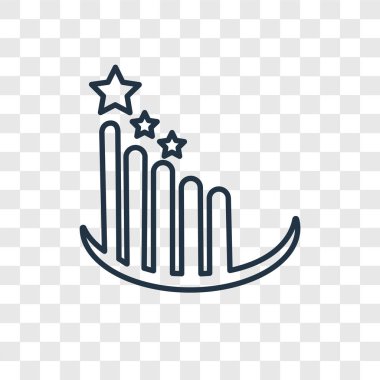 modaya uygun bir tasarım tarzı kar simgesi. saydam arka plan üzerinde izole kar simgesi. kar simgesi basit vektör ve modern düz UI uygulaması, web sitesi, mobil, logo, sembol. simge vektör çizim, Eps10 kar.