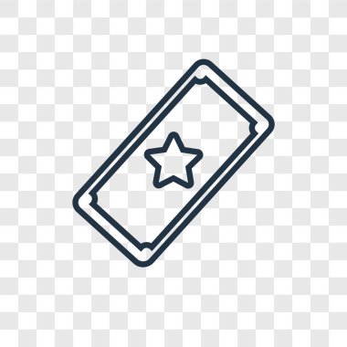 modaya uygun bir tasarım tarzı bilet simgesi. saydam arka plan üzerinde izole bilet simgesi. Bilet vektör simgesi basit ve modern düz simgesi web sitesi, mobil, logo, app, UI. Bilet simge vektör çizim, Eps10.